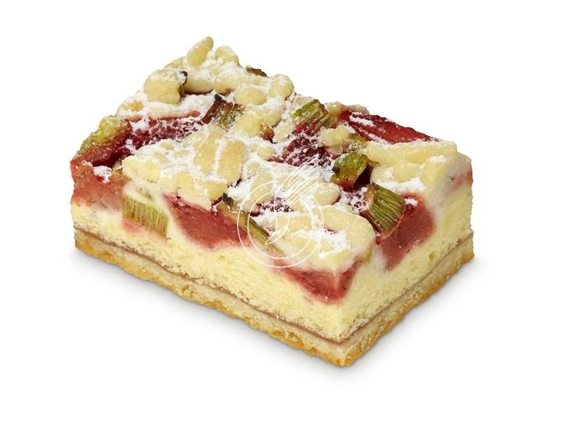 Deliciel Tranche crumble fraise et rhubarbe