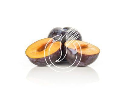 Walliser Zwetschgen halbiert für Kuchen