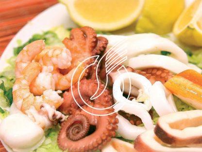 Salade de fruit de mer à l'huile