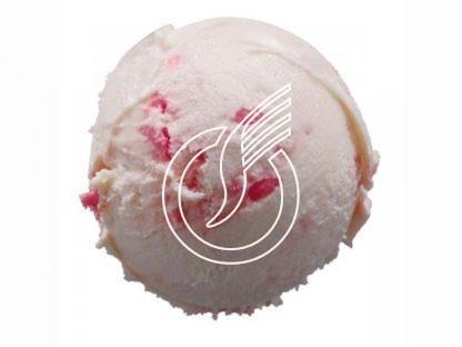 Glace artisanale macaron framboise 2.5 lts