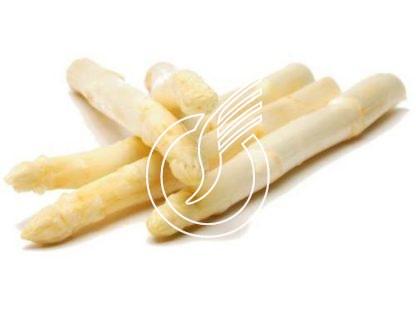 Asperges blanches épluchées