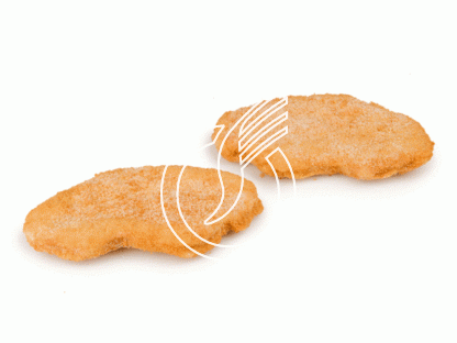 Poulet-Formschnitzel vorgekocht, paniert