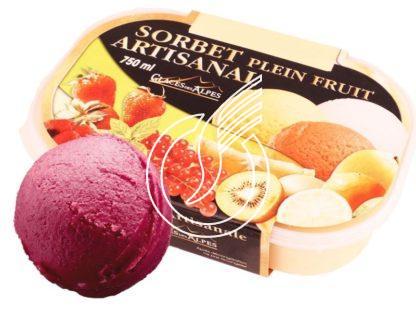 Glace 0.75 litre cassis