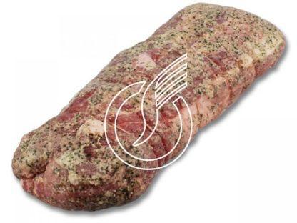 Cou de porc roulé épicé