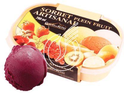 Glace 0.75 litre fruits rouges