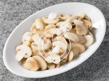 Champignons de Paris coupés