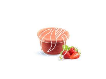 Petits Pots 96 ml Sorbet Fraise "Aux Fruits du verger Valaisan"