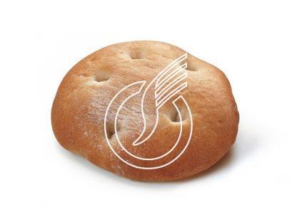 Focaccia Buns geschnitten