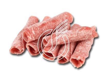 Chinoise de boeuf formé en rouleaux