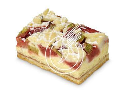 Deliciel Erdbeer-Rhabarber Streuselschnitten