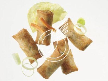 Vegetarische Mini Frühlingsrollen