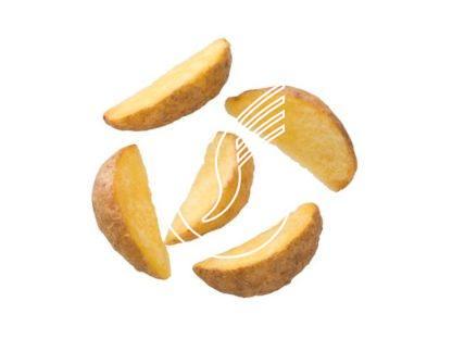 Pommes country cuts