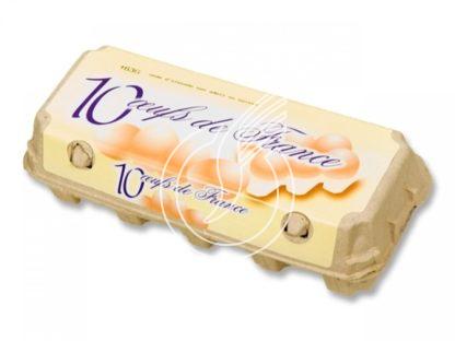10-pack oeufs, import, gros, ponte au sol 63-73 gr