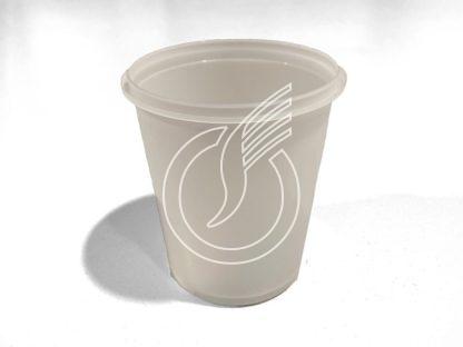 Pot rond transparent 1 litre