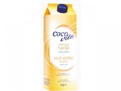 Oeufs entiers pasteurisés 1 Kilo (longue conservation) "PONTE AU SOL"