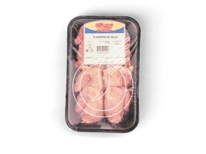 Suprême de caille avec peau et manchon