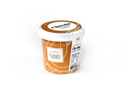 Petits pots glace artisanale Chocolat Valrhona