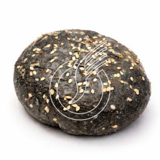 Pain à hamburger noir 8 cm (au charbon) du Valais