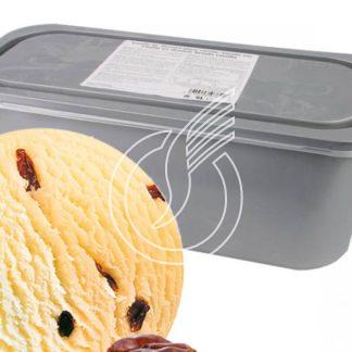 Glace 5 litres Rhum-Raisin budget  "Mio"