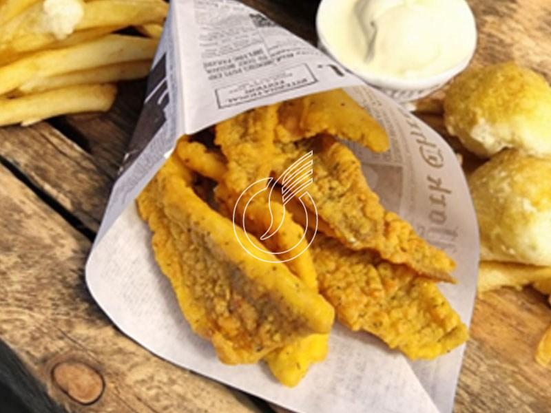 Filets de perche en pâte à frire "FITNESS" 20-40gr